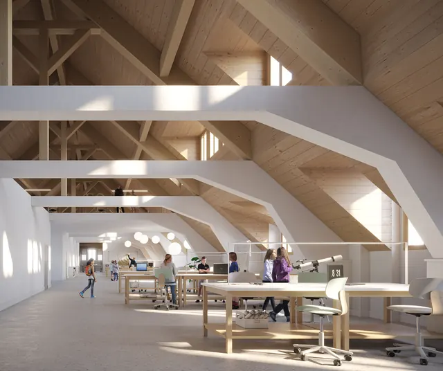Juan Socas Architecte · Concours SIA, Saint-Maurice &mdash; render concursos