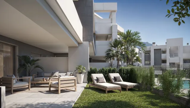 Aedas Homes · Vanian, Estepona &mdash; render exteriores