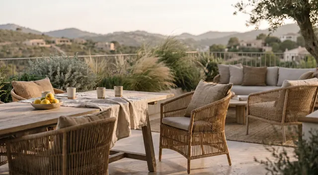 Terraza · Estilismo exterior &mdash; render ia